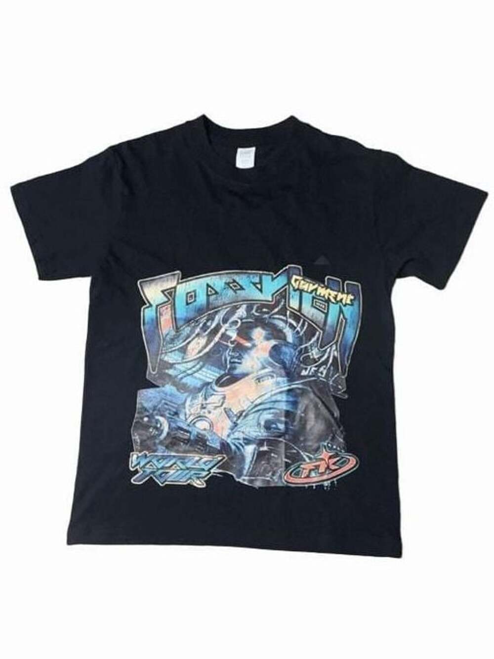 World Tour 2024 Astronaut Graphic Black T-Shirt Size XS